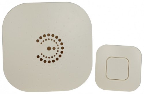 Звонок беспроводной аналоговый Эра BIONIC 6 мелодий белый фото Звонок беспроводной аналоговый Эра BIONIC 6 мелодий белый картинка